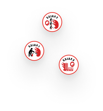 Logo SSIAP 1, SSIAP 2, SSIAP 3
